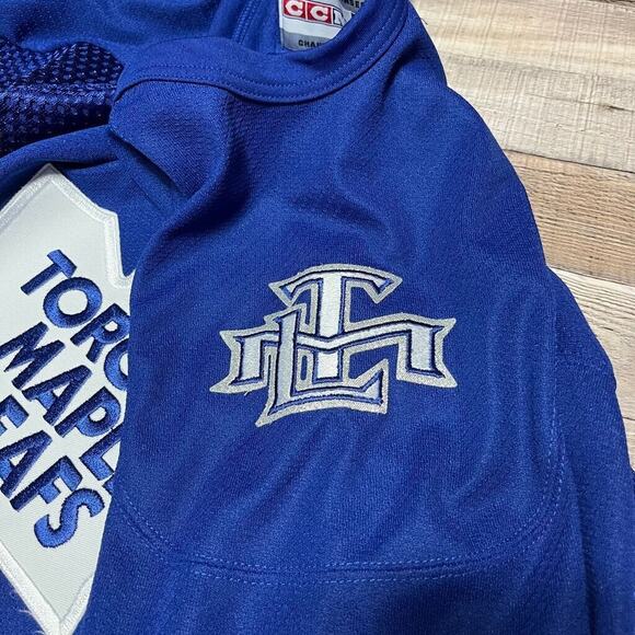 Toronto Maple Leafs Jersey Men's Small Blue Vintage CCM NHL Hockey - Picture 6 of 15